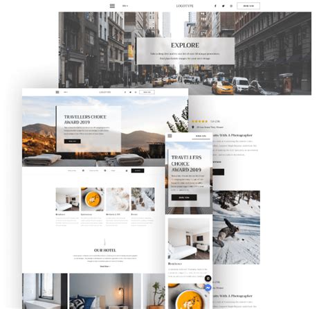 Free Figma Design Files For Hotel And Vacation Rentals Bellevue Theme