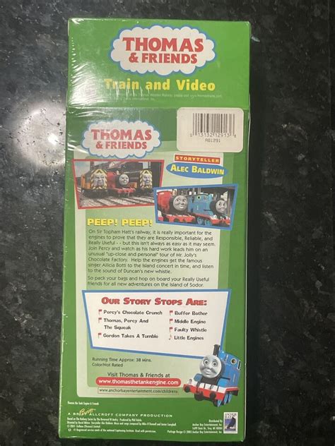 Thomas And Friends Limited Edition Train Video Vhs Percys Chocolate