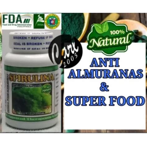 Spirulina Tablets Mg Pcs Shopee Philippines