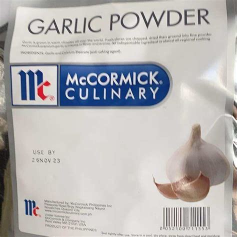 Mccormick Garlic Powder 1kg Lazada Ph