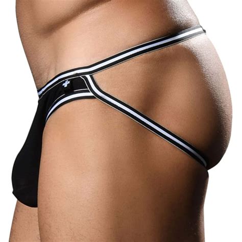Andrew Christian Jock Strap Almost Naked Archer Noir INDERWEAR