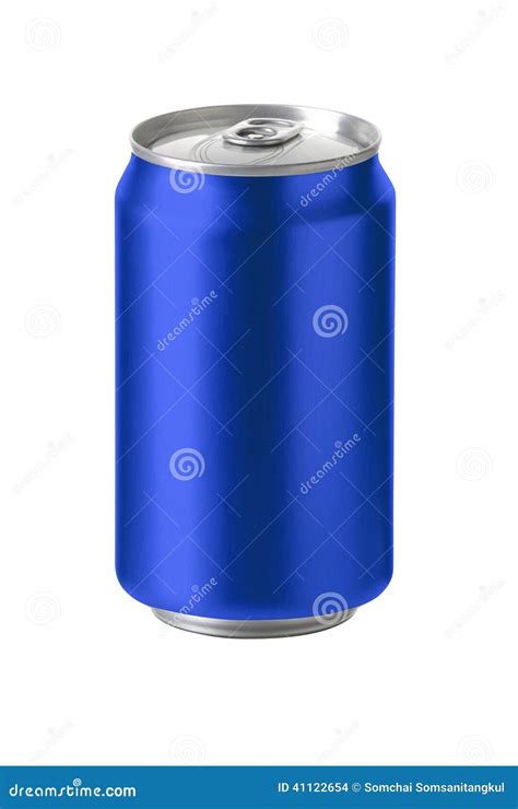 Blue Aluminum Cans with Blank Copy Space. Stock Photo - Image of ...