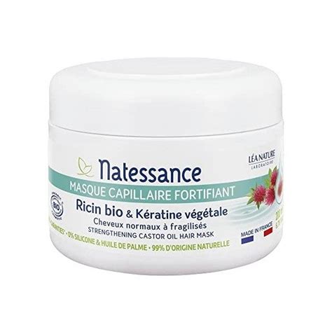 Natessance Masque Capillaire Fortifiant Ricin Bio K Ratine V G Ta