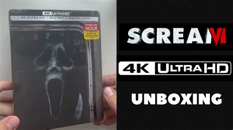 Scream Vi Steelbook 4k Ultra Hd Blu Ray Digital Copy