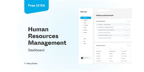 Human Resources Management Dashboard Figma