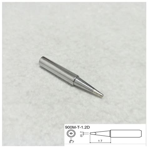 10pcs 900m T 12d Soldering Iron Tip For Hakko Saike Aoyue Lucky Baku