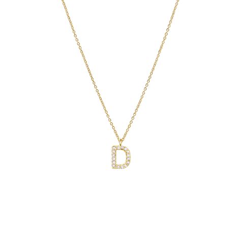 Initial Necklace D - Secret Box New York