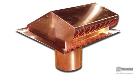 Custom Static Copper Roof Vent Riverside Sheet Metal Medford