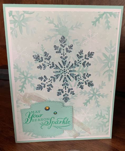 Stampin Up Snowflake Wishes Snowflake Cards Stampin Up Christmas Cards Handmade Cards Stampin Up