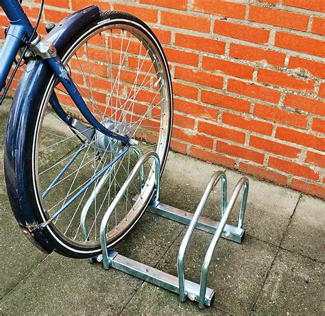 Bike Parking Cycle Bicycle Rack Floor Stand Wall Mount Holder Steel ...