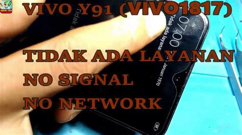 Vivo Y Tidak Ada Layanan No Signal No Network Tidak Ada Sinyal Youtube