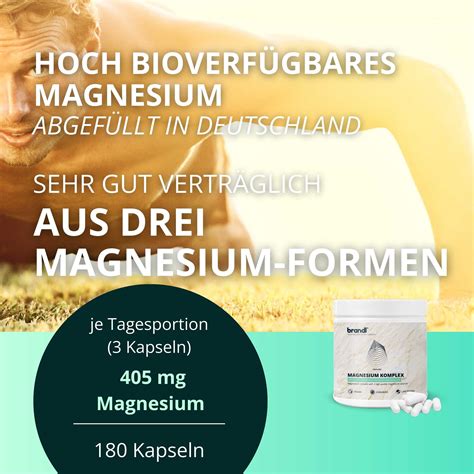 Brandl Magnesium Komplex Aus 3 Magnesium Formen 180 St Shop Apotheke