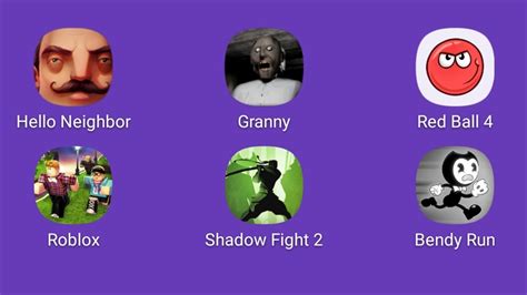 Bendy Nightmare Run Shadow Fight 2 Roblox Red Ball 4 Granny Hello