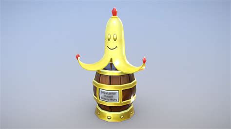 Banana Trophy Mario Kart 7 Buy Royalty Free 3d Model By Adminx1100