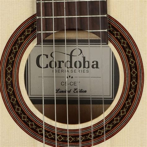 Cordoba C5 Cet Limited Spalted Maple Thin Body Cutaway Classical Acoustic Electric Nylon String