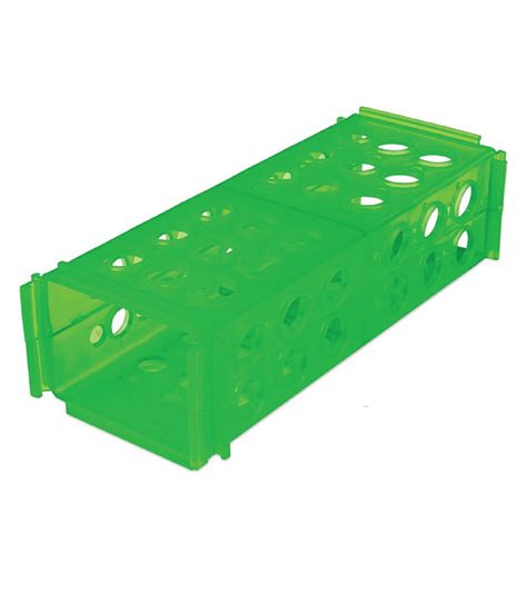 Buy Heathrow Scientific Clinical Way Tube Rack Green Econo