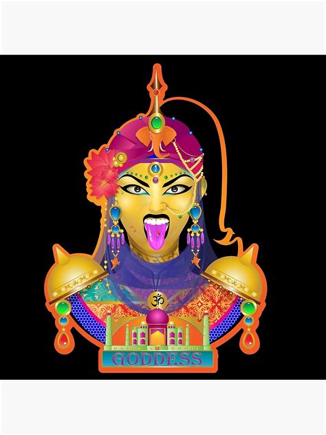 "Tongue Out Goddess Kali " Poster by WorldofWendy | Redbubble