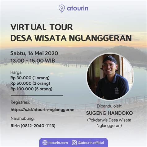 Virtual Tour Desa Wisata Nglanggeran Kini Bisa Sekaligus Belanja