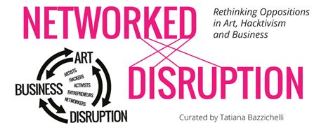 Networked Disruption The Exhibition Tatiana Bazzichelli