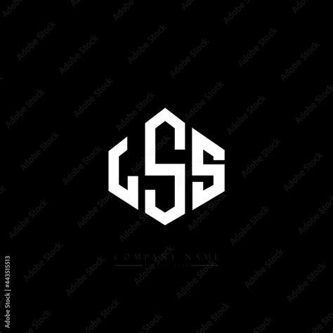 LSS letter logo design with polygon shape. LSS polygon logo monogram ...