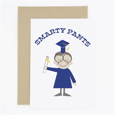 Smarty Pants Graduation Card — Madame Annie Et Fils