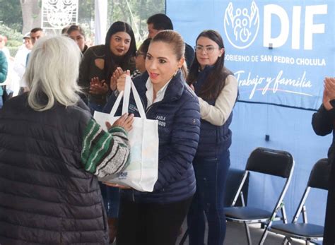 Paola Ang N Entrega Mil Despensas M S De Cholula Nutrida Contundente