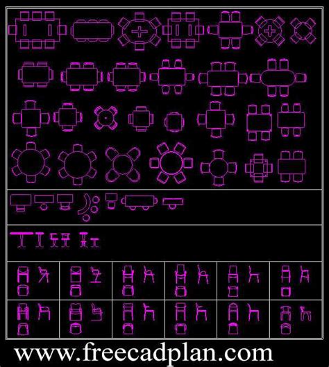 Mesa Comedor Dwg Bloques Cad En Autocad Free Cad Plan