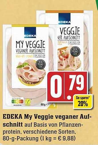 Edeka My Veggie Veganer Aufschnitt Angebot Bei Scheck In Center