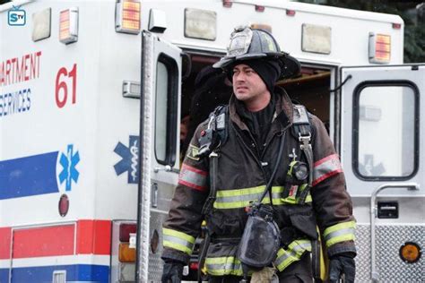 Severide Ambulance 61 Chicago Fire Chicago Photos Taylor Kinney