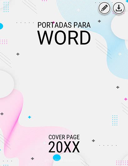 ️ Portadas Para Word Descarga Gratis Las Mejores Aquí