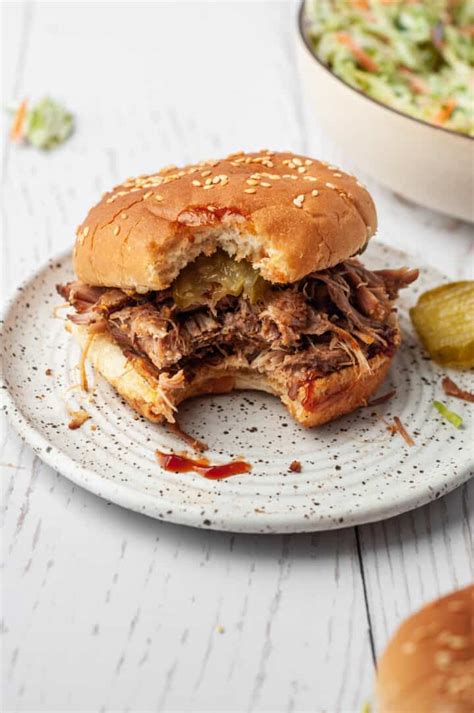 Sweet And Spicy Slow Cooker Pulled Pork House Of Nash Eats