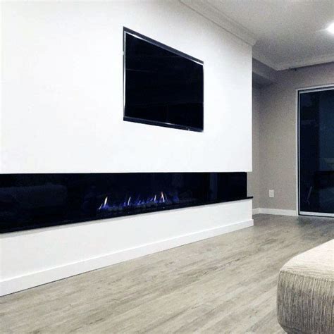 Top 60 Best Linear Fireplace Ideas - Modern Home Interiors