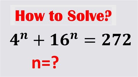 A Good Math Olympiad Algebra Equation N Math Olympiad Questions Beautiful Exponential