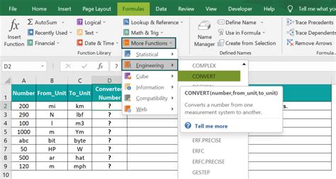 Convert Function In Excel Formula Examples How To Use