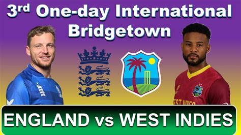 West Indies Vs England 3rd Odi Bridgetown West Indies Clinched Odi