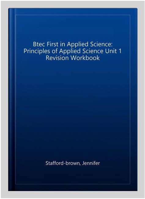 Btec First In Applied Science Principles Of Applied Science Unit 1