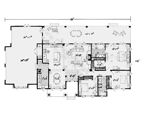 One Story Ranch Open Floor Plans Open Floor House Plans Ranch Home