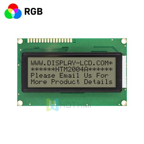 4x16 Character Lcd Module Fstn Rgb Side Backlight Display Arduino Mcu Interface