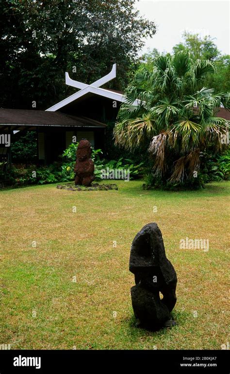 French Polynesia Society Islands Tahiti Paul Gauguin Museum Tiki