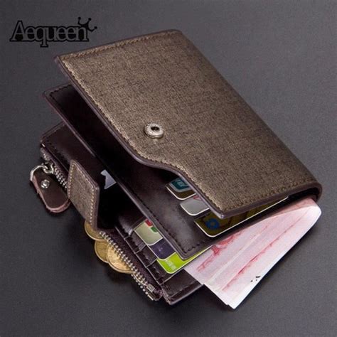 Portefeuille En Cuir Porte Monnaie Homme Affaires Portefeuille Multi