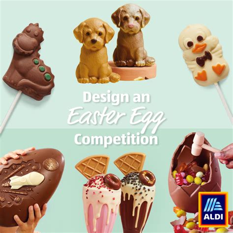 ALDI LAUNCHES NEW DESIGN AN EASTER EGG COMPETITION A ONCE IN A