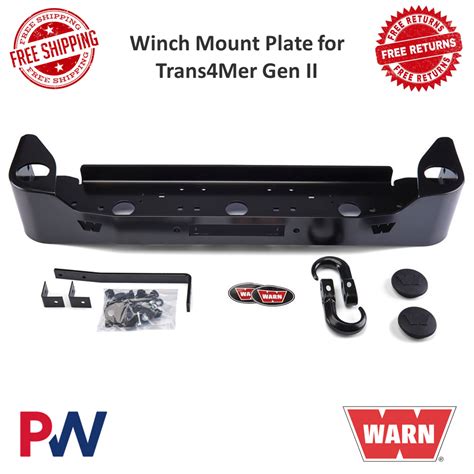 Warn Industries Winch Mount Plate For Trans4mer Gen Ii For Silverado Sierra Ford Ebay