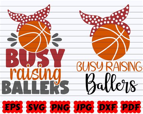 Busy Raising Ballers SVG Raising Ballers SVG Busy Ballers Etsy