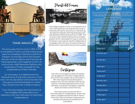 FOLLETO DE HISTORIA COLOMBIA EN INGLES. P | PDF