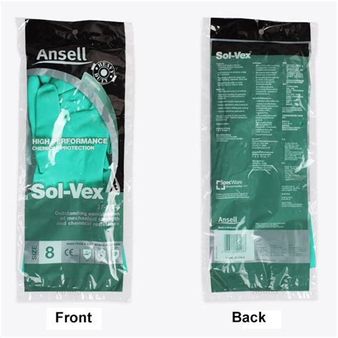 Ansell Acid And Alkali Resistant Safety Gloves Wat Grandado