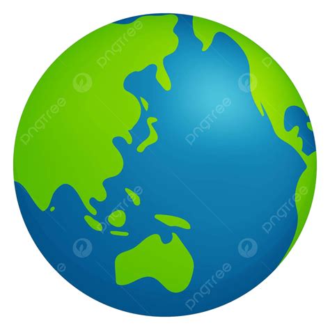 Ilustração Simplificada Do Vetor Do Globo Da Terra Hemisfério Mundo Isolado Vetor Png