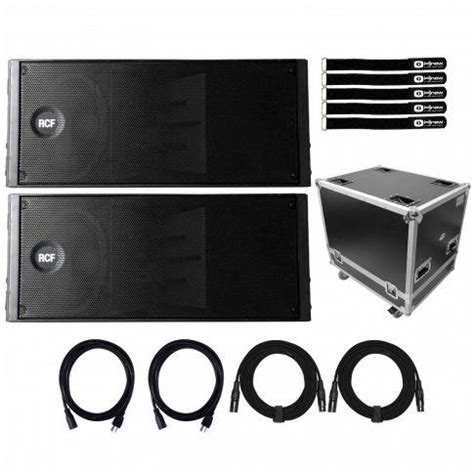 X Rcf Hdl A Line Array Speakers With Fight Case Idjnow