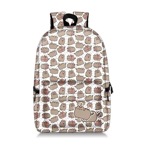 （gesh Department Store）fashion Pusheen Backpack Cute Cat Printing