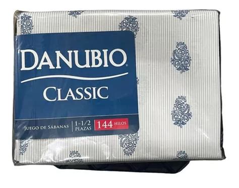 Juego De Sabanas Danubio Linea Classic 1 1 2 Plaza Est Surt Cuotas