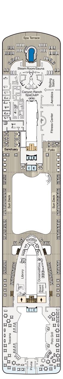 Oceania Marina Deck Plan And Cabin Plan